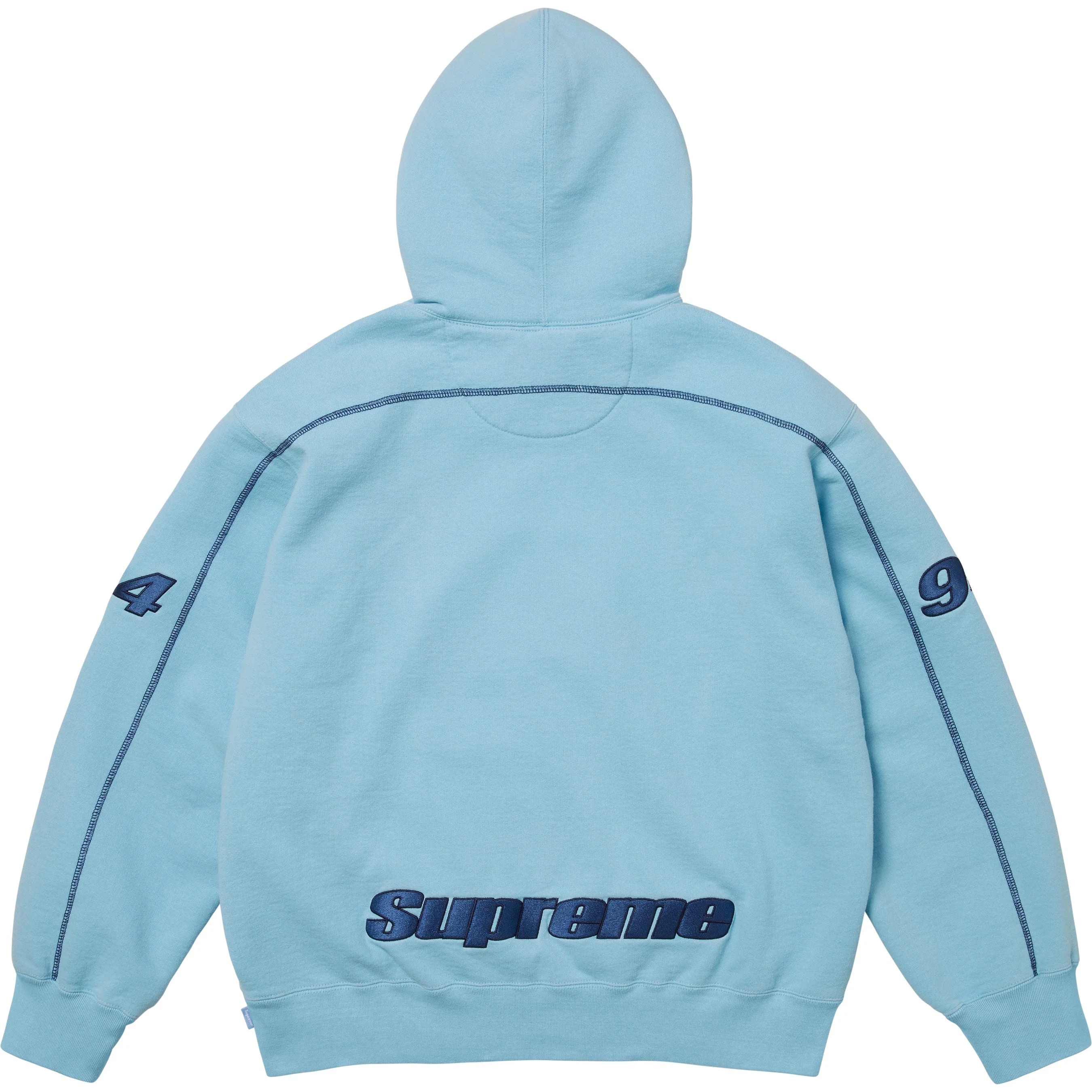 Overlock Hooded Sweatshirt view 2